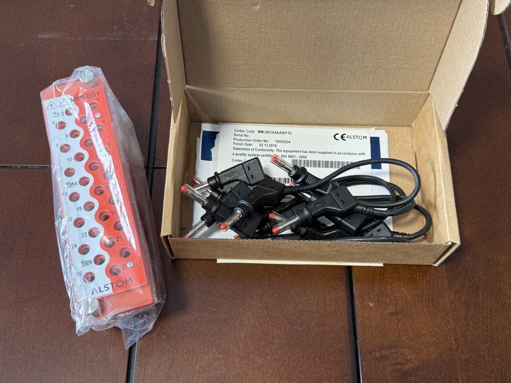 ALSTOM MMLB01AXAA0011E MULTI FINGER TEST PLUG RELAY MMLB01 BRAND NEW