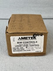 AMETEK B/W No. 1500 D-L1-S7 LIQUID LEVEL CONTROL RELAY 120V 50/60HZ