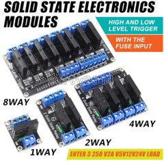 1/2/4/8 Channel 5V G3MB-202P Solid State Relay Module Resistive For Arduin