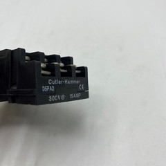 CUTLER HAMMER D5PA2 RELAY SOCKET BASE 15AMP 300V QTY:1🔔