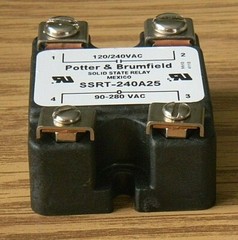 P&B Potter & Brumfield SSRT-240A25 Solid State Relay 25A 90-280VAC Triac Output
