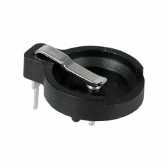 (4 Pcs) Battery Holder (open) Coin, 12.00mm 1 Cell PC Pin, P/N:500 ,Keystone