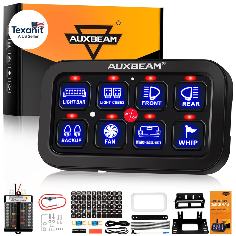 8 Gang Switch Panel BB80, Universal Circuit Control Relay System Box with Automa