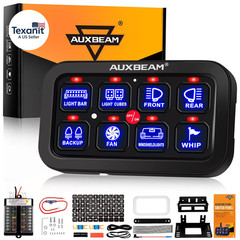 8 Gang Switch Panel BB80, Universal Circuit Control Relay System Box with Automa