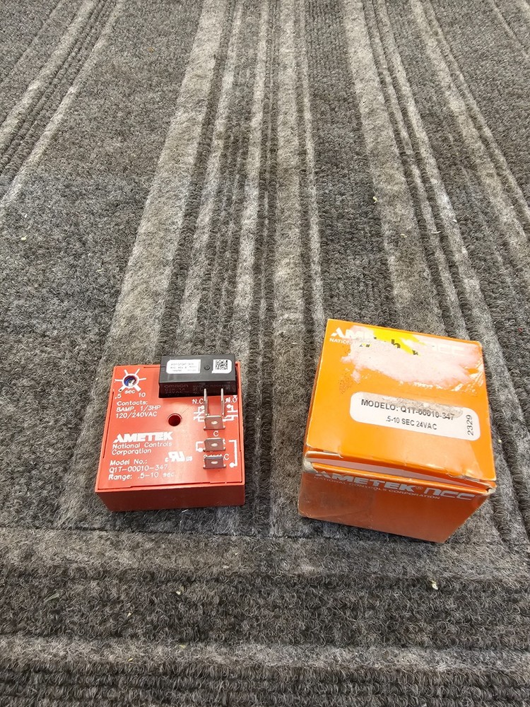 Ametek NCC Q1T-00010-347: Delay-on-Make Time Delay Relay 8 Amps, 120/240V AC