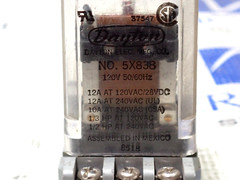 Dayton 5X838 Relay 120V Socket Base Idec SR3B-05 15A 300V