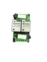 Murr Elektronik Relaissockel 67035 | + 2x Finder Steckrelais | 55.34