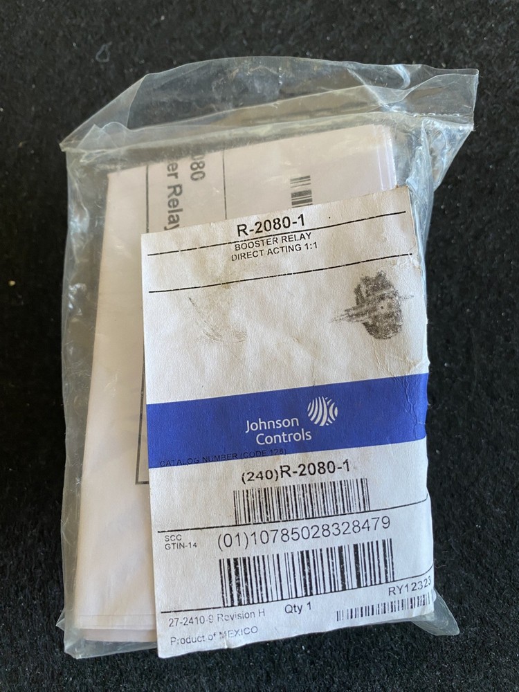 Johnson Controlls R-2080-1 Pneumatic Booster Relay
