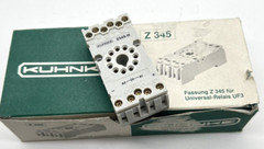 Kuhnke Relay Socket Type: z345.12 Relay Socket z 345.12 NEW