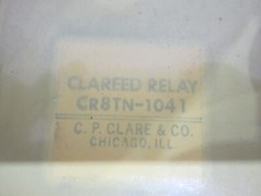 C.P. Clare & Co., CR8TN-1041, Clareed Relay, Used, Lot of 4