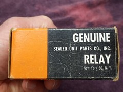 Vintage GENUINE RELAY No. SYT. 4 SEALED UNIT PARTS CO INC NEW YORK