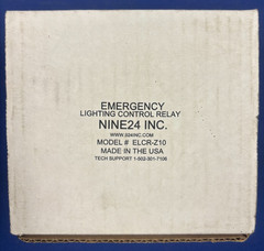 NINE24 ELCR-Z10 Emergency Lighting Control Relay 20A 277V White NEW 277V-Z10