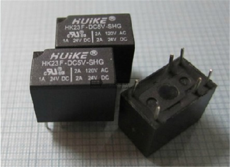 HK23F-DC5V-SHG Signal Relay 2A 5VDC 6 Pins x 10pcs