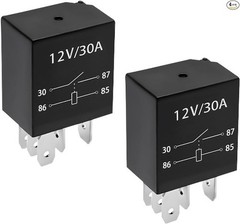 4 PCS 30A 5-Pin 12V Waterproof Heavy Duty Automotive Starter Color: 5Pin, 2PCS