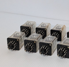 Lot of 8: Omron MK3P-5 General Purpose Ice Cube Relays, 24VDC, MK3P5
