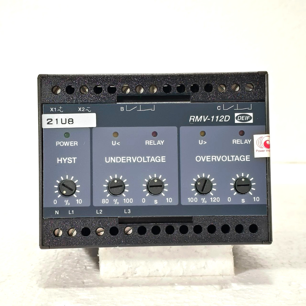 DEIF RMV-112D VOLTAGE RELAY 100091235.50 480V AC