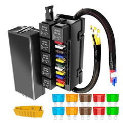 2Pcs 40/30 Amp Waterproof Relay Switch 12AWG Harness Set with Built-In Diode- 12