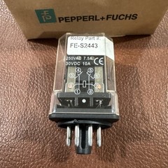 1 NEW PEPPERL & FUCHS DELTROL CONTROLS RELAY FE-S2443 12VDC DPDT 10A CONTACTS
