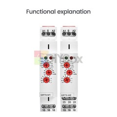 AC/DC12V-240V A220V 16A Delay On Off Delay Timer Relay Time Delay Relay Din Rail