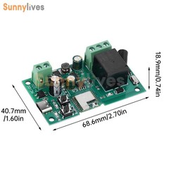 eWelink Smart Relay Switch Module 1 Channel AC/DC 7-32V Type-C APP Smart Control