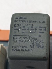 Potter-Brumfield KHS17A11 Relay 120 Volt 50/60Hz 1/10HP 3A 120VAC w/ Base 6SED5