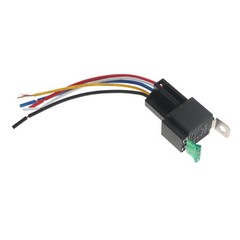 Aftermarket 12V Audio Relay Switch Pigtail 144AWG Wire-5-Pin Relay 30 Amp Fuse