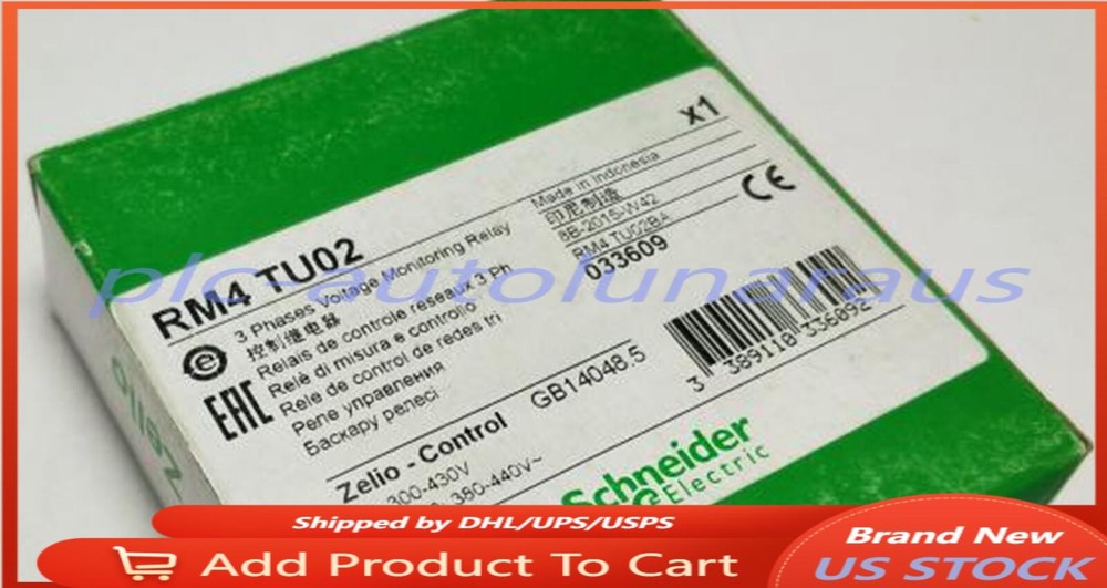 NEW SCHNEIDER RM4TU02 3-phase Control Relay Voltage Monitoring Relay