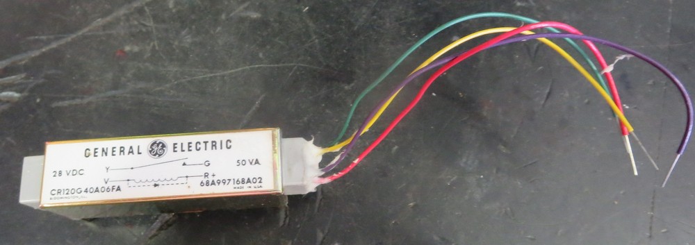 General Electric 68A997168A02 Reed Relay CR120G40A06FA