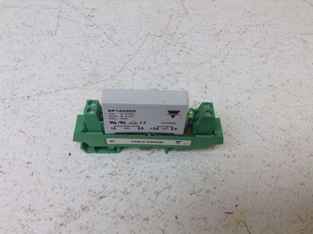 Carlo Gavazzi RP1A23D5 Solid State Relay 3-32 VDC Green LED (TBI)