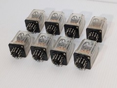 Lot of 8: Omron MK3P-5 General Purpose Ice Cube Relays, 24VDC, MK3P5