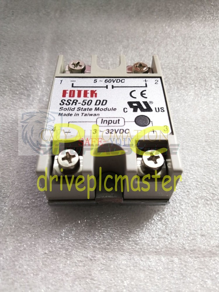 New ONE FOTEK SSR-50 DD 50A 3-32VDC/5-60VDC Solid State Relay