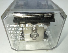 Potter & Brumfield 110 VDC Relay KUEP-3D15-110, 10A, SP, Double Make/Form X