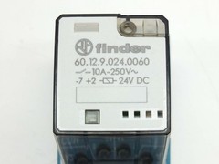 Finder 60.12 10A – 250V Relay with Finder Type 90.20 Socket