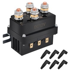 12V 500A Winch Solenoid Relay for 800015000lbs ATV UTV Boat 4×4 Replacement