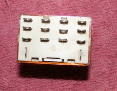 Idec RH4B-U 120V, 14 Blade Relay, 10A 120VAC/30VDC, 7.5A 240VAC, Gen Use 7.5/5A