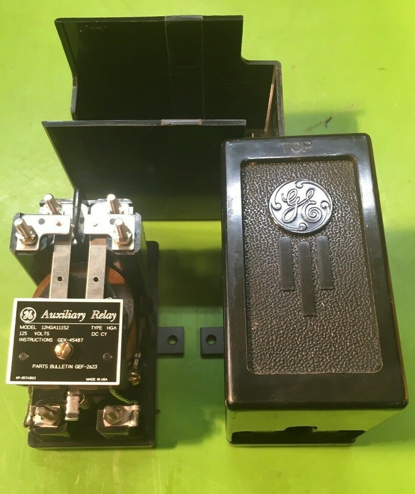 GE 12HGA111S2 Auxillary Relay — Multilin Type HGA Hinged Armature