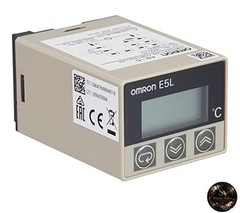 Omron Electronic Thermostat Plug-in Type ON/OFF Operation Relay 45 x 35 mm E5L-C