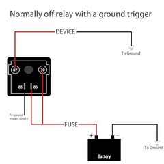 Relay 200A 12V Continuous Duty SPST 4 Pin High Power Heavy Duty Battery Included