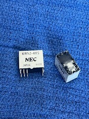 NOS NEC MR52-48S DPDT 48VDC 2 Form C dip relay