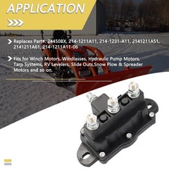 Winch Motor Reversing Solenoid 12V 6 Terminal DC Contactor Relay Switch Inter…
