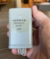 Allied Control BOHRO-6D-26.5VDC Octal Base Relay