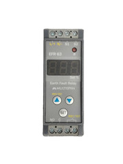 MULTISPAN EFR-63-E3-00 EARTH FAULT RELAY VOLTAGE 100-270VAC/DC FAST SHIPPING