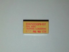 CDE 6 Volt DC DPDT Compact Relay CDR752CSQPN-6DT USA Seller
