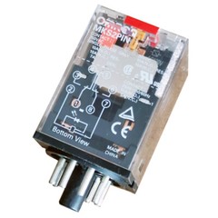 1PC MKS2PIN AC120V Intermediate Relay 6Pins DPDT 10A