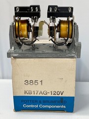 Potter & Brumfield KB-17AG-120 Power Relay 10A 120V 3851 NOS (FREE SHIP!)