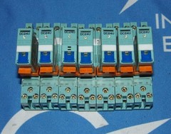 Lot of 7 Relco C10-A10X Relay w/ Bases + 1 Year Warranty