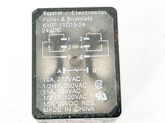 New Lot of 3 Tyco Potter & Brumfiel K10P-11D15-24 Relay 24VDC 10A 1/2HP – No Box