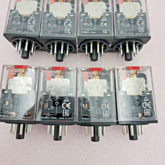 Lot of 8 Omron MKS2PI General Purpose Relays 8-Pin Octal Base AC120V Power Spare