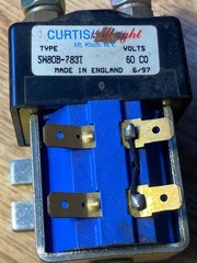 180A 48VDC CURTIS & ALLBRIGHT Power Relay ,#SW80B-783T (100A continuous )