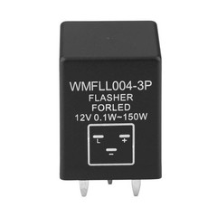 3-Pin EP28 LED Flasher Relay 12V Fix Hyper Flash for Turn Signal Bulbs